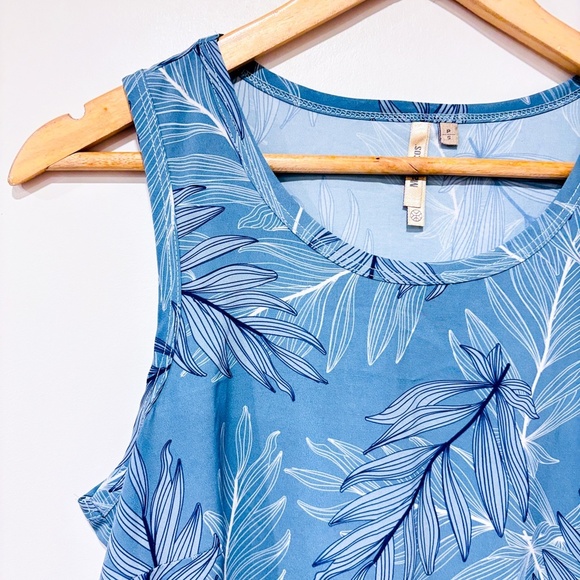 MAX COCOS Blue floral dress - Picture 4 of 8